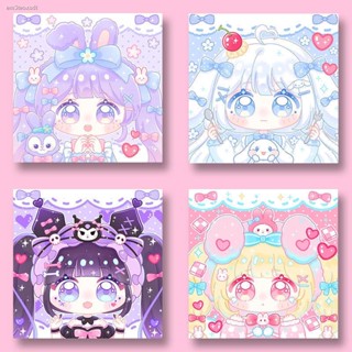 คริสตัลครอสติช สติ๊กเกอร์เพชร ครอสติสคริสตัล คลอสติสคริสตัล daimond painting  Kulomi star dew girl diy สติ๊กเกอร์ติดเพชร