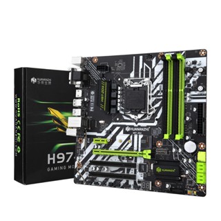 Huananzhi H97-ZD3 เมนบอร์ด สําหรับ Intel H97 Z97 LGA 1150 Non-ECC REG DDR3 1600MHz 32GB M.2 NVME NGFF VGA DVI MATX