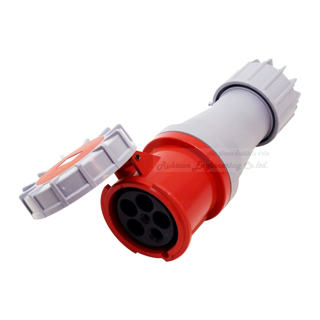 "DAKO PLUG" HTN 2351 ปลั๊กตัวเมียกลางทางกันน้ำ (3P+N+E) 63A 400V 6H IP67