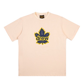 New Arrival Light pink Drew House Printing Letter Logo Cotton High Quality T shirt O-Neck tshirt Short Sleeve Men W_01