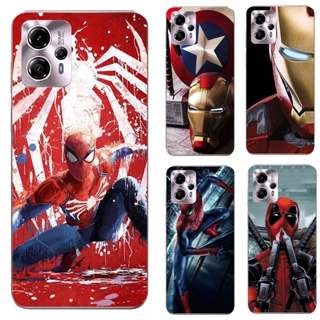 เคสโทรศัพท์ซิลิโคน TPU แบบนิ่ม ลายซุปเปอร์ฮีโร่ Marvel สําหรับ Motorola Moto G13 G23