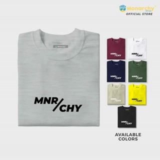 เสื้อยืดผู้ชาย □Monarchy Official Logo Tee VOL.5 MNR/CHY | Tshirt Shirts Tee for Men and Women