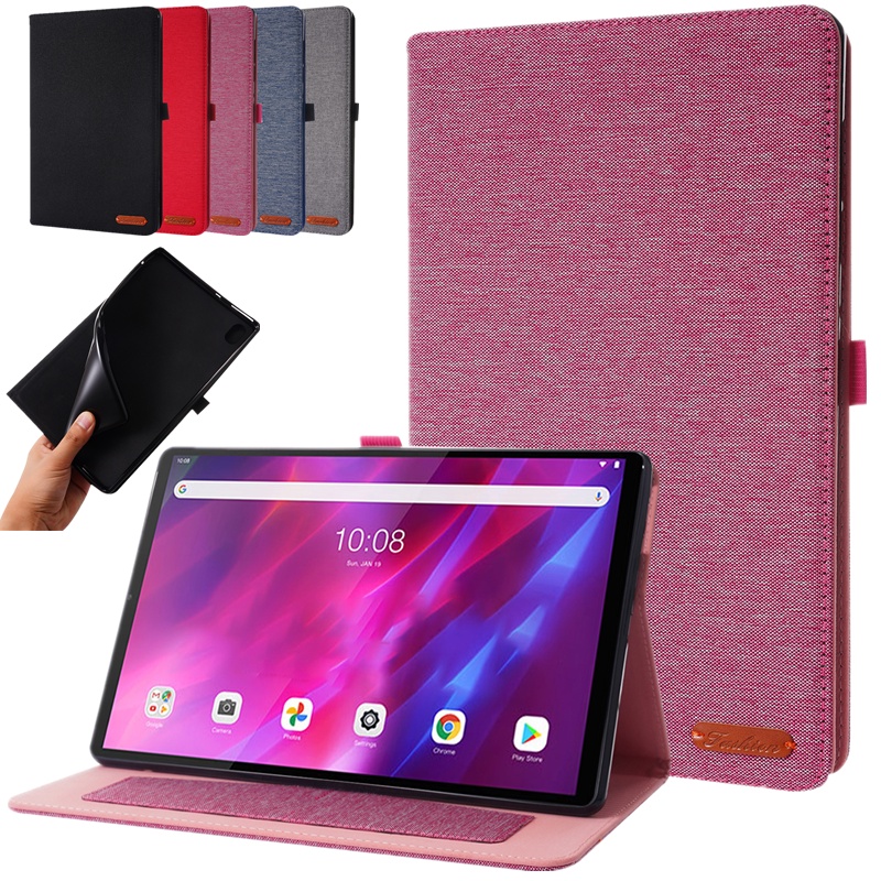 เคสหนัง ฝาพับ พร้อมช่องใส่บัตร สําหรับ Lenovo Tab K10 (TB-X6C6F TB-X6C6L TB-X6C6X TB-X6C6NBF) 10.3 นิ้ว