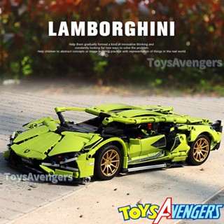 Lamborghini 1:14 Sián FKP 37 รถสปอร์ตโมเดลตัวต่อเด็กชายผู้สร้างสรรค์Kids Racing ประกอบของเล่นของขวัญ