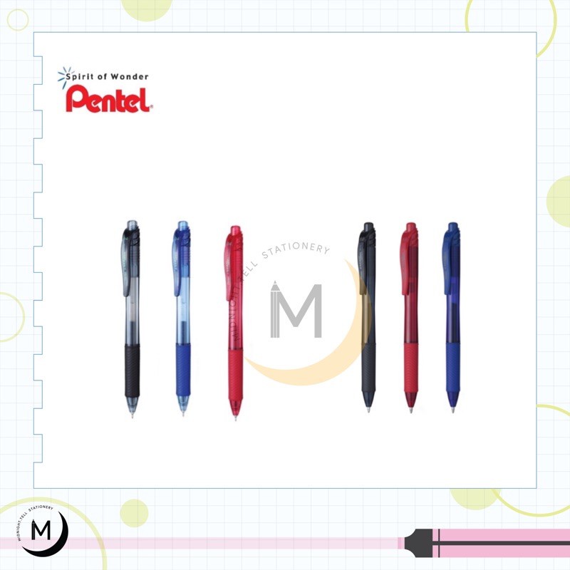 ปากกา Pentel Energel X รุ่น BLN104 / BL110 และ ไส้ปากกา 0.4/1.0
