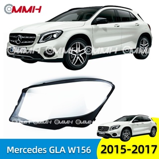 ฝาครอบเลนส์ไฟหน้ารถยนต์ สําหรับ Mercedes Benz GLA W156 2015-2017 gla200 gla220 gla260 เลนส์ไฟหน้า ฝาครอบไฟหน้า ไฟหน้ารถยนต์ ไฟหน้าสําหรับ ฝาครอบไฟหน้าตรงรุ่น ฝาครอบเลนส์  headlamp cover ไฟหน้า โคมไฟหน้า ฝาครอบเลนส์