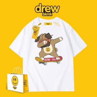 New Hot Drew mens short-sleeved T-shirt Justin Bieber House Ouyang Nana same paragraph Shiba Inu loose tide brand _03