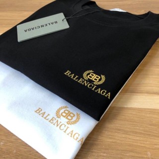 Balenciag BRAND T-Shirt * GOLD Edge Writing - KAOS_04