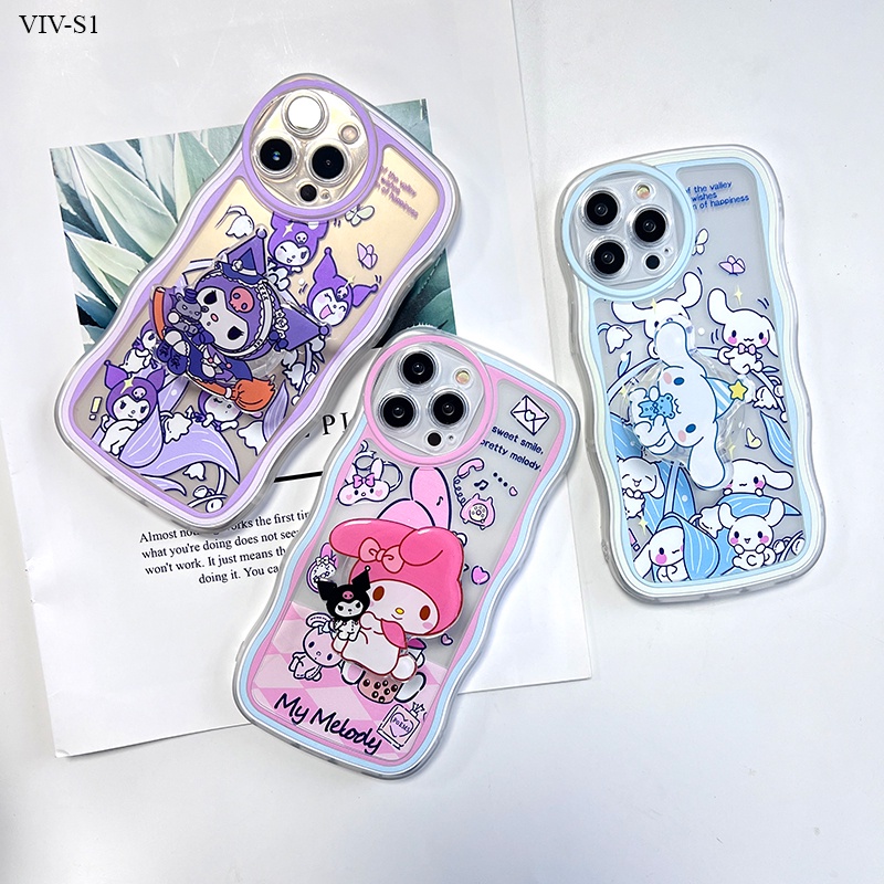 VIVO T1 T1X S1 V9 V15 V17 V19 V29 Neo Pro 5G เคสวีโว่ สำหรับ My Melody (With Stand) เคสนิ่ม เคสโทรศัพท์