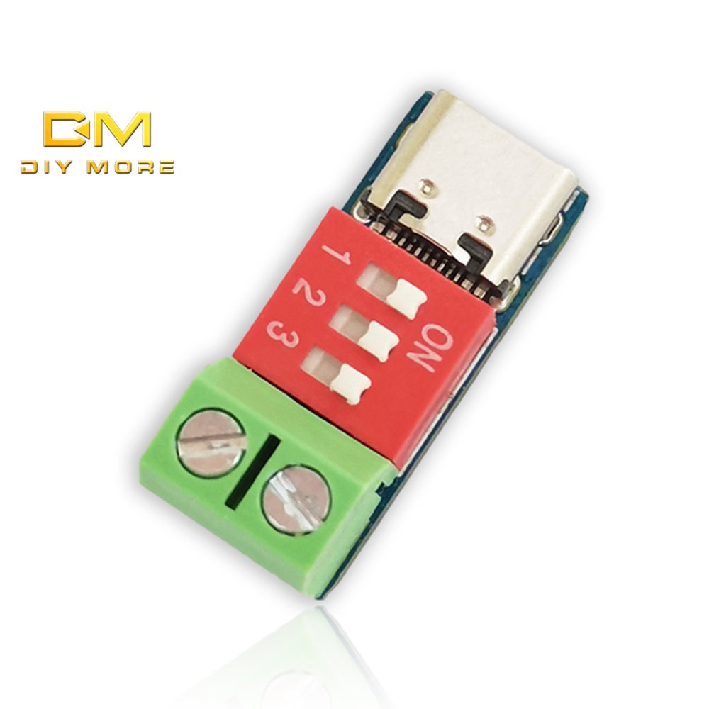 Diymore PD โมดูลดีคอย QC PD บอร์ดทดสอบการชาร์จอย่างรวดเร็ว แรงดันไฟฟ้าปรับได้ 5~20V ปรับรหัสหน้าปัด – โปรปัง