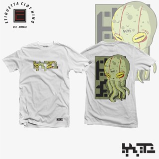 เสื้อยืดพิมพ์ลาย Xtraterrestrial - Alien Shirt - ETQT - Octopus_02