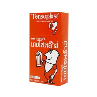 Tensoplast Fabric Adhesive Bandage 100s เทนโซพลาส พลาสเตอร์ผ้าปิดแผล พลาสเตอร์ยา