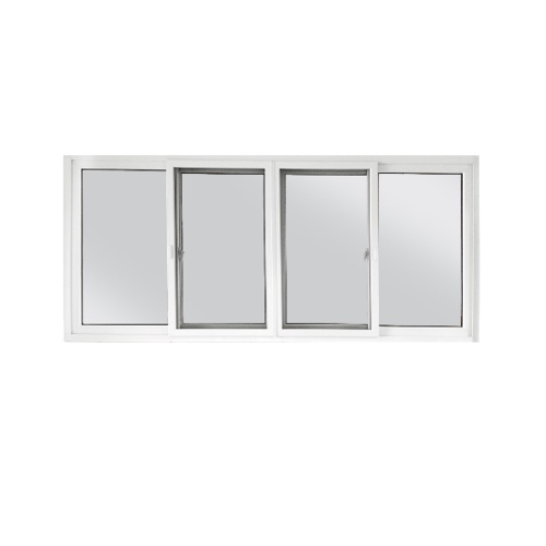 GlobalHouse WELLINGTAN หน้าต่างไวนิล บานเลื่อน FSSF (2-T) GYW3001 240x110ซม. สีขาว-เทา พร้อมมุ้ง สินค้าของแท้คุณภาพดี
