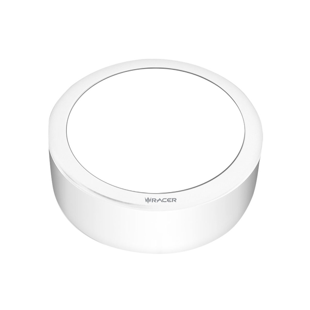 โคมดาวน์ไลท์ติดลอยหน้ากลม 8 นิ้ว LED 18W Daylight RACER รุ่น EVO TECH 18W/65(WH) สีขาว