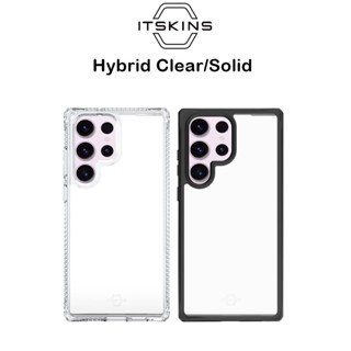 Itskins Hybrid Clear/Soild เคสกันกระแทกผ่านมาตราฐานMLTD810Gเกรดพรีเมี่ยม รองรับ Galaxy S23Ultra(ของแท้100%)