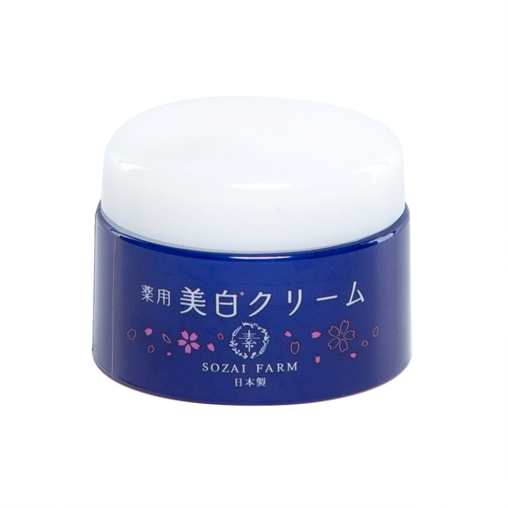 CREAM โซซาอิฟาร์มไวท์เทนนิ่งครีม40กรัมผลิตภัณฑ์ดูแลผิวหน้าSOZAI WHITENING FARM 40 G
