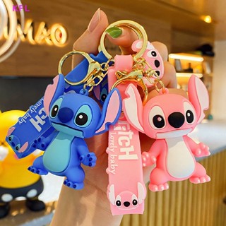 (KFL) พวงกุญแจ จี้ตุ๊กตาการ์ตูนดิสนีย์ Stitch น่ารัก แฟชั่น สําหรับห้อยกระเป๋า