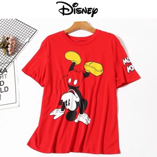 เสื้อยืด ดิสนีย์ DISNEY สกรีน ลาย Mickey mouse   งาน DISNEY แท้  % ( TS063_03