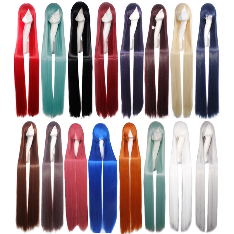 วิกผมคอสเพลย์ วิกผมยาวตรง 120 150 ซม. สําหรับทุกเพศ