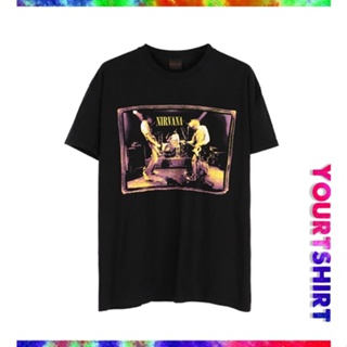 #T5 เสื้อยืดแขนสั้น พิมพ์ลายกราฟฟิคอนิเมะ Overruns Vtg Nirvana Band Nirvana High Street สไตล์วินเทจ เรโทร พลัสไซซ์ สําหรับผู้ชาย และผู้หญิง