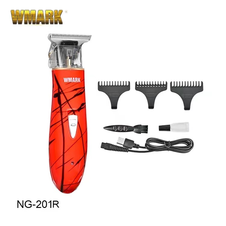 WMARK แกะสลักตัดผม Pusher ไฟฟ้าตัดผมแฟชั่นตัดผม USB แกะสลักกรรไกรหัวน้ํามัน NG-201 การพิมพ์การถ่ายโอ