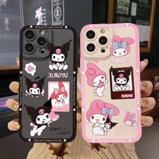 เคสป้องกันโทรศัพท์มือถือ ขอบสี่เหลี่ยม ลาย Kuromi MY Melody สําหรับ Infinix Hot 20S 20i 30i 9 30 20 Play Smart 6 Plus X6823 Zero 5G 2023