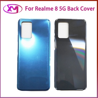 ฝาครอบแบตเตอรี่ ด้านหลัง แบบเปลี่ยน สําหรับ Realme 8 5G RMX3241