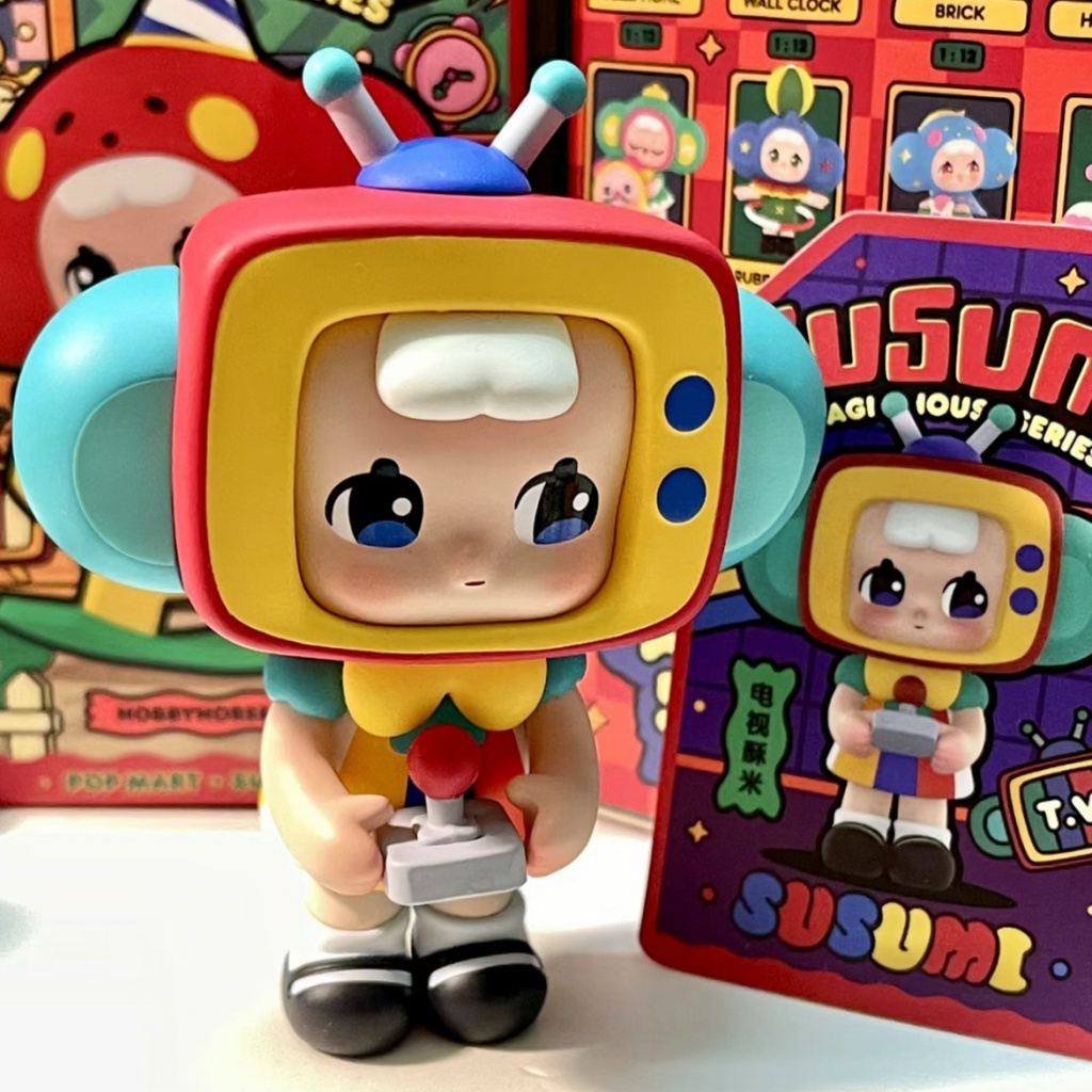 ของแท้POPMART Susumi Magic House Series ยืนยันรูปตุ๊กตาเครื่องประดับของขวัญ