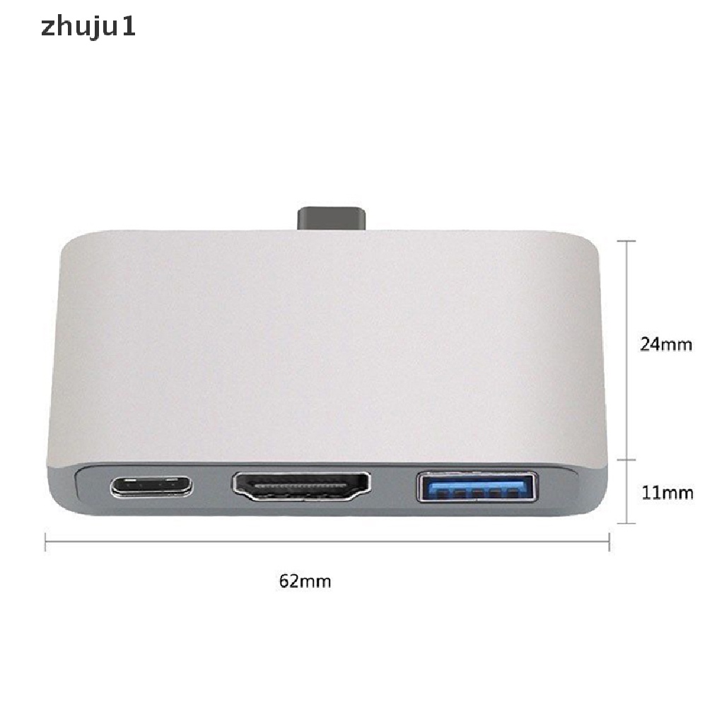 [zhuju1] ฮับ USB3.1 Type C เป็น HDMI รองรับโหมด Dex สําหรับ Samsung S8 S9 Nintend Switch PD
 บูติก