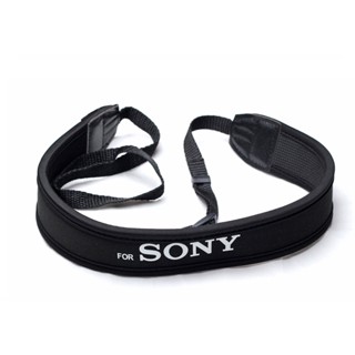 สายคล้องกล้อง แบบนิ่ม สำหรับกล้องยี่ห้อ SONY