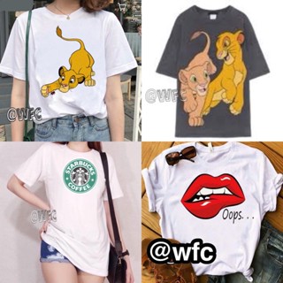 White T-Shirt Couple Shirt LK/SB/LIPS Unix ^ x! Fashion Fat Man Solid Color_12