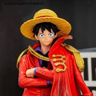 Bath ตุ๊กตาฟิกเกอร์ One Piece Luffy ครบรอบ 20 ปี PVC สีแดง