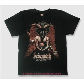 ❁▩♞เสื้อวง behemoth เสื้อวงร็อค behemoth 📌ป้าย rock yeah 📌