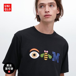 Uniqlo เสื้อยืดแขนสั้น พิมพ์ลายกราฟฟิค Legends of Graphics สําหรับผู้ชาย และผู้หญิง (UT) 457246