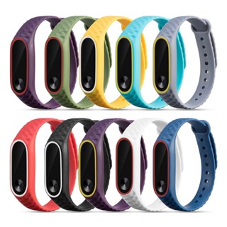 Capa สายนาฬิกาข้อมือซิลิกา ปรับได้ สําหรับ MI Band 2