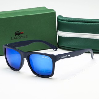 LACOSTE พร้อมส่ง! ลาคอส! ใหม่ แฟชั่น ป้องกันแสงสีฟ้า โฟโตโครมิก แว่นตากันแดด สําหรับผู้ชาย แว่นตา