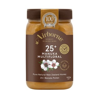 แอร์บอร์น MANUKA น้ำผื้งมานูก้าแอคทิฟ25+ 500กAIRBORNEHONEY BLEND AAH25+500G.