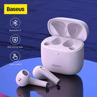 Baseus หูฟังไร้สาย E8 True Wireless Earphones Bowie E8 ENC Noise หูฟังบลูทูธไร้สาย