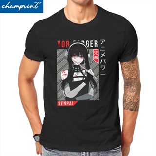 Men Yor Forger Assassin T Shirt Spy X Family Anime Yor Forger Cotton  Funny Round Collar Tee Shirt Original T-Shirts