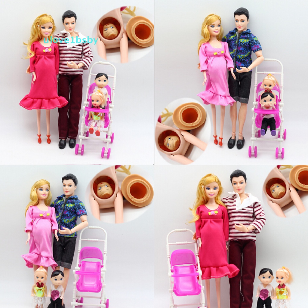 Ulove1bsby 6 ชิ้น/ล็อตตุ๊กตาครอบครัวการศึกษาตุ๊กตาตั้งครรภ์จริง Happy Family TH ราคา ถูกที่สุด ดีลบีเคเค แกลเลอรีภาพที่ 9