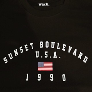 Sunset Boulevard USA 1990 | Pinterest | Statement | Classic College Tee by @wacktheclothingbrand_03