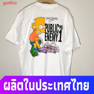 gothic ซิมป์สันเสื้อยืดผู้ชายและผู้หญิง เสื้อยืด Off White X Simpson Size L สกรีนดีมาก Simpson Mens Womens T-shir_02