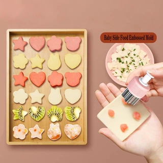 แม่พิมพ์ตัดผัก ผลไม้ คุกกี้ ลายการ์ตูน แบบนูน ขนาดเล็ก DIY 5 ชิ้น