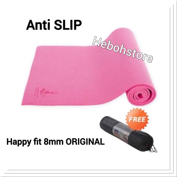 HAPPY FIT เสื่อโยคะ / เสื่อโยคะ HAPPY FIT 8 MM ดั้งเดิม