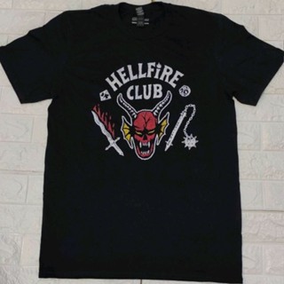 เสื้อยืด Stranger Things Hell Fire Club ลิขสิทธิ์แท้นำเข้าปีล่าสุด