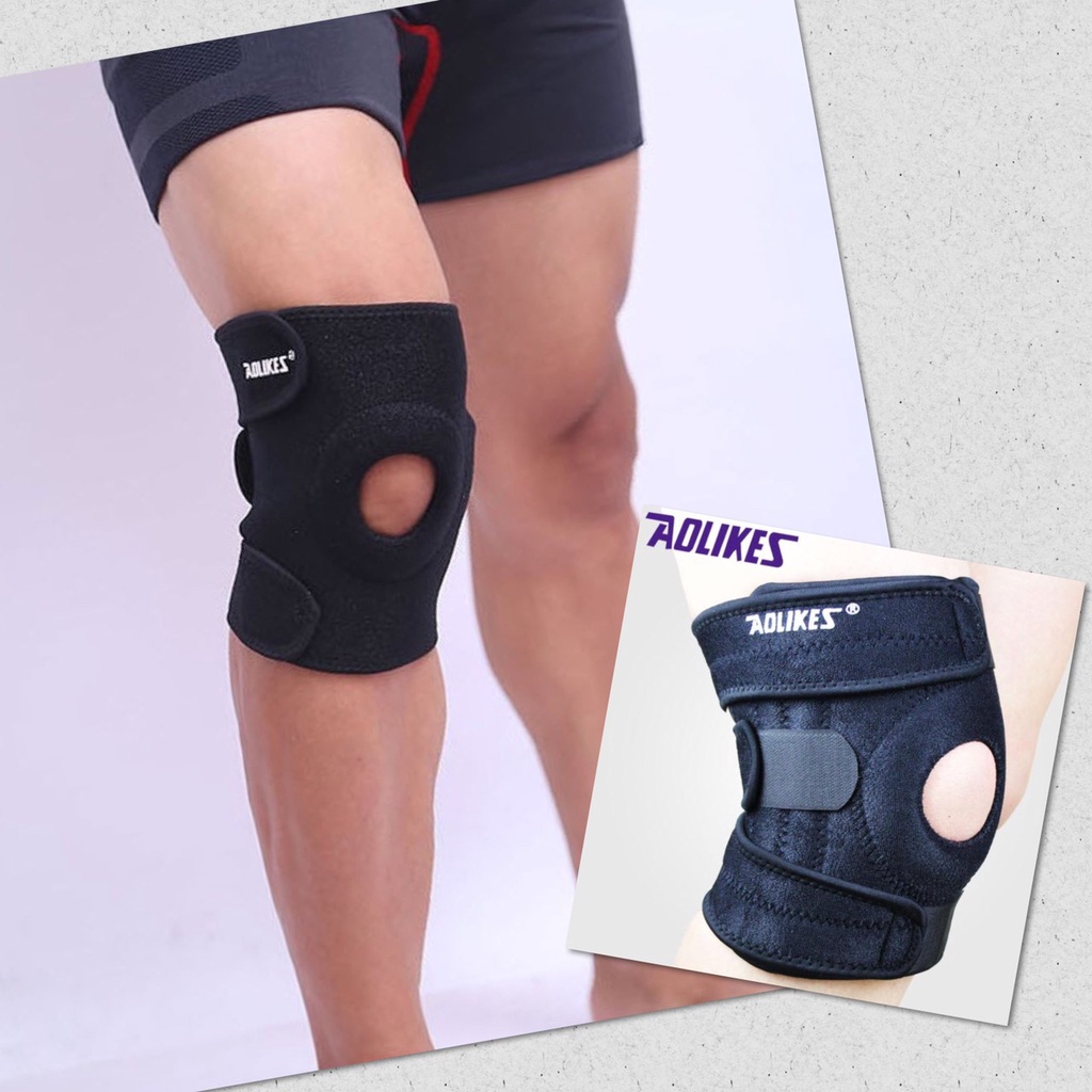 ✨ สายรัดเข่า ที่รัดหัวเข่า สนับเข่า กีฬา พยุงหัวเข่า Full support ปรับขนาดได้ ผ้าพันเข่า knee suppor