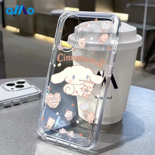 เคสโทรศัพท์มือถือ แบบใส ลายนักบินอวกาศ Cinnamoroll สําหรับ Oppo A78 5g A58 Reno8 T 4g 5g A17 A17k A77s A77 A57 Vivo Y16 Y35 Y02 Y02s Y76 Y77 Y20sg Y20 Y12s V25e V25 V25 Pro