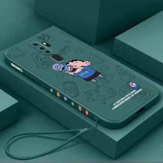 เคส Redmi 4X เคส Redmi 5A เคส Redmi 6A เคส Redmi 6 เคส Redmi 7 เคส Redmi Note 5A เคส Redmi Note 5A Prime Straight Edge 90 ° Crayon Shinchan Silicone Case โทรศัพท์มือถือ