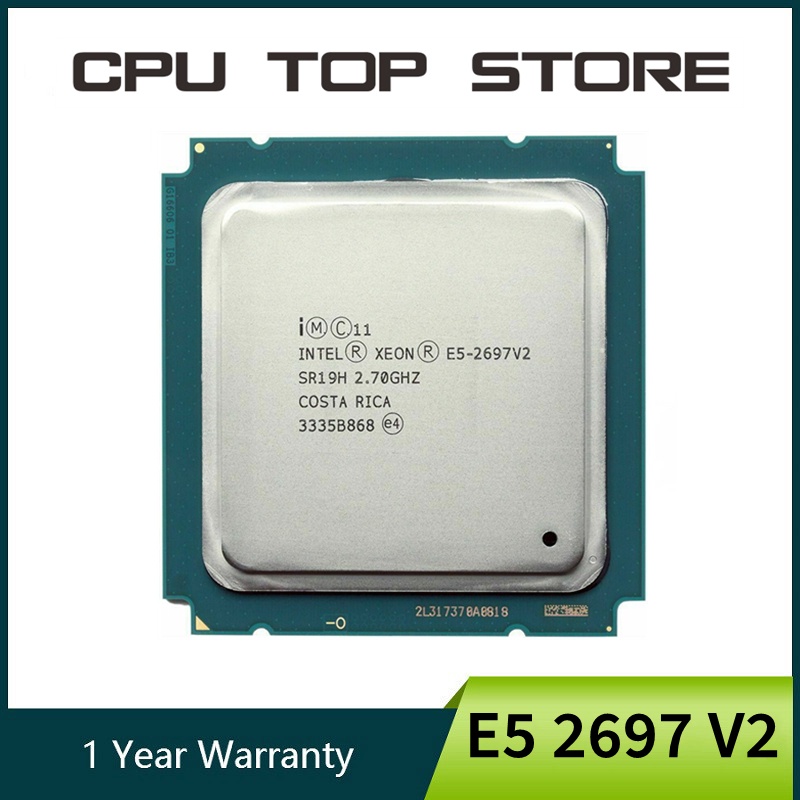 เซิร์ฟเวอร์ CPU Intel Xeon E5 2697 V2 2.7GHz 30M Cache LGA 2011 sr19h E5-2697 V2