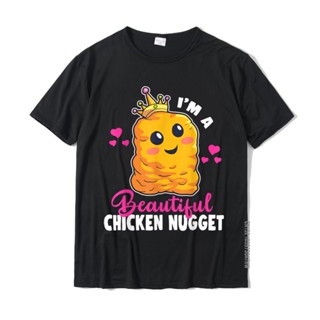 Fashion T-Shirt Im A Beautiful Chicken Nugget Kawaii Nug Life Nuggets Lover Brand New Mens Tops Tees Fashionable T_02